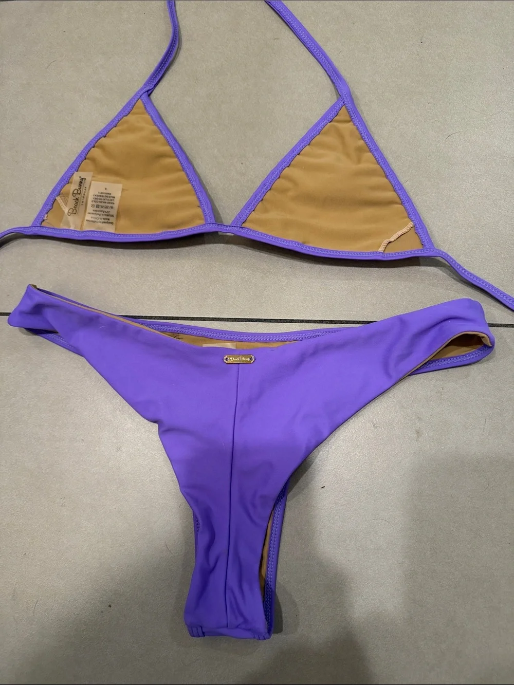 Beach Bunny Hard Summer Purple Bikini - Picture 4 of 6